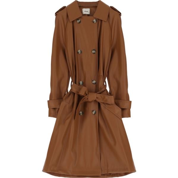 trench Dixie marrone tinta unita