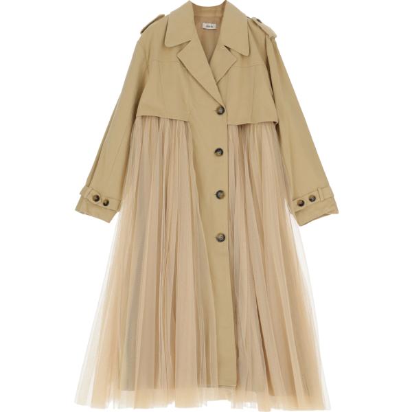 trench Dixie marrone tinta unita