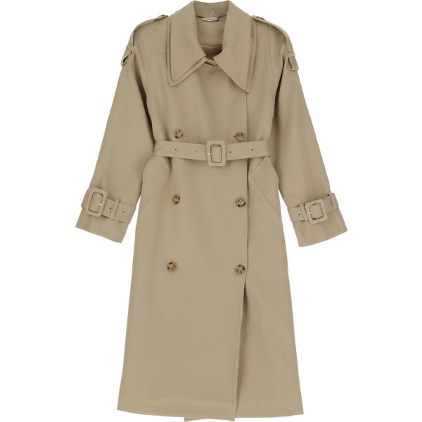 trench Dixie marrone tinta unita