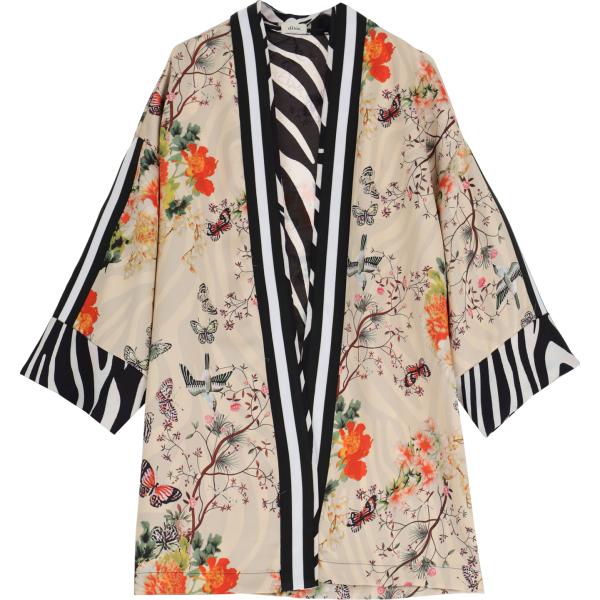 trench Dixie marrone a fiori