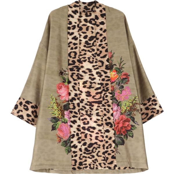 trench Dixie marrone con stampe