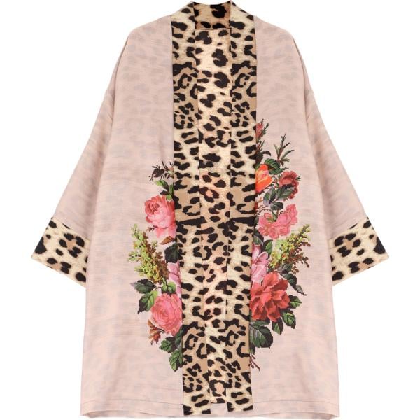 trench Dixie marrone con stampe