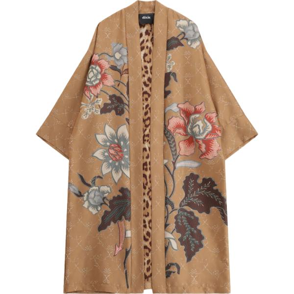 cappotti Dixie marrone a fiori