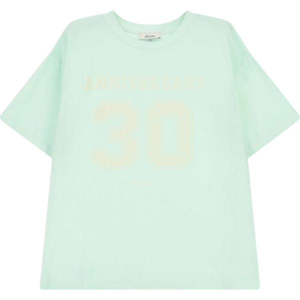 t-shirt Dixie blu con stampe