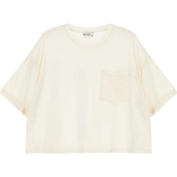 t-shirt Dixie bianco