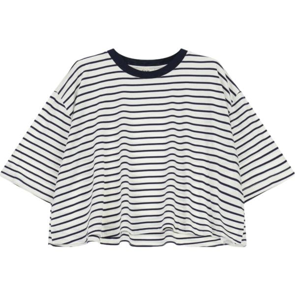 t-shirt Dixie grigio a righe