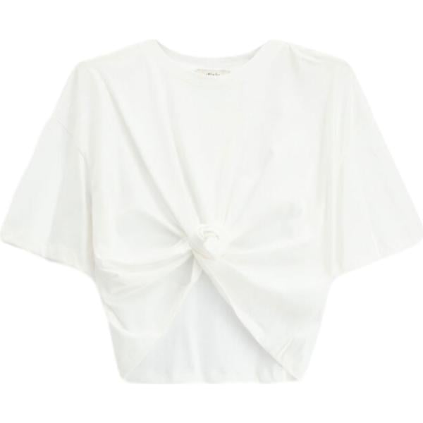 t-shirt Dixie bianco