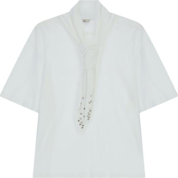 t-shirt Dixie bianco