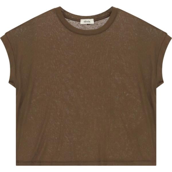 t-shirt Dixie marrone