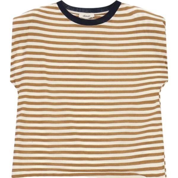 t-shirt Dixie multicolore a righe