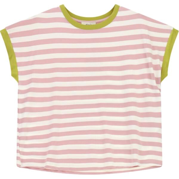 top Dixie rosa a righe