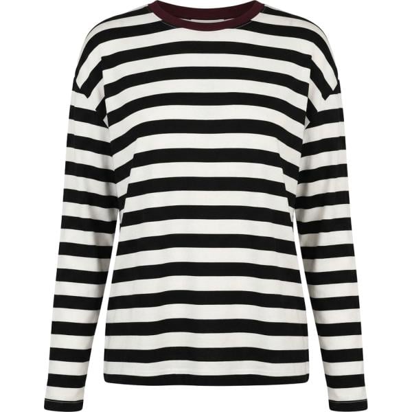 t-shirt Dixie nero a righe