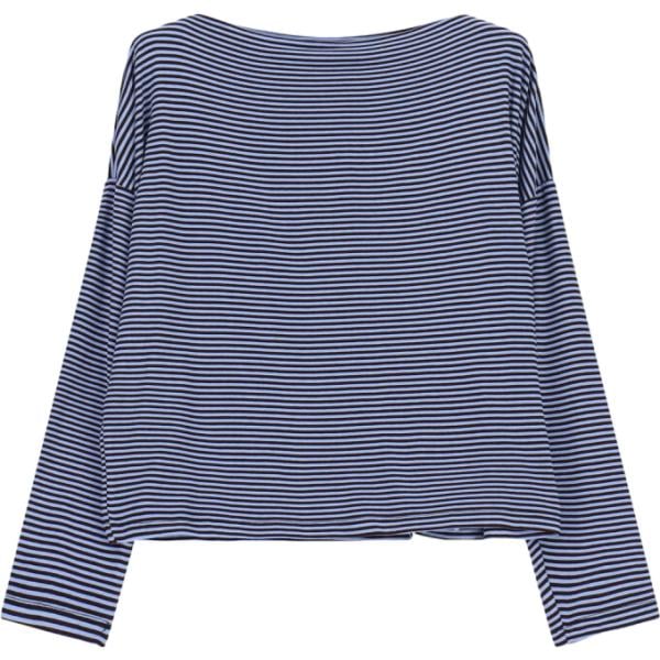 t-shirt Dixie marrone a righe