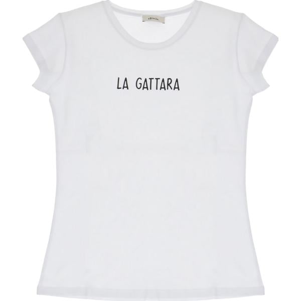 t-shirt Dixie bianco con stampe