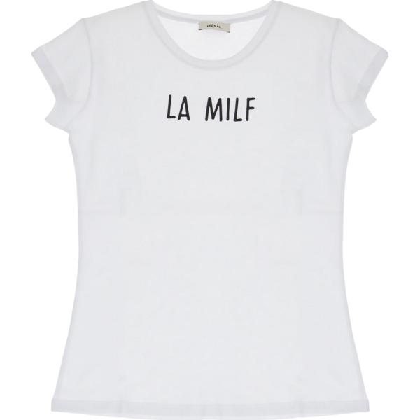 t-shirt Dixie bianco con stampe