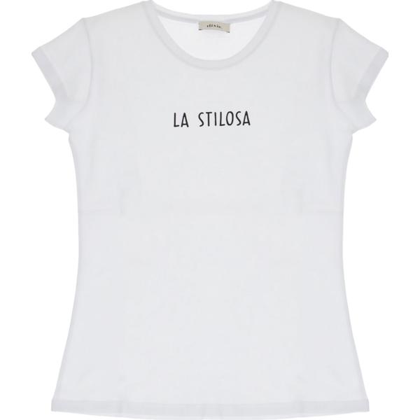 t-shirt Dixie bianco con stampe