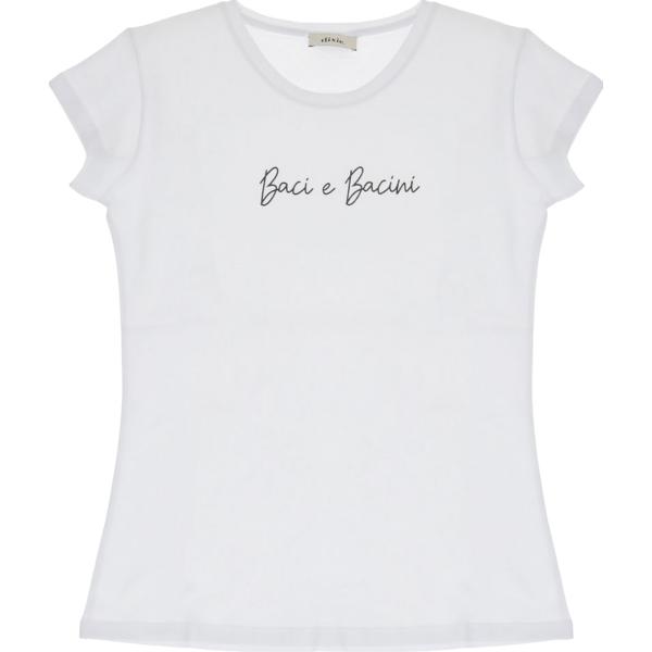 t-shirt Dixie bianco con stampe
