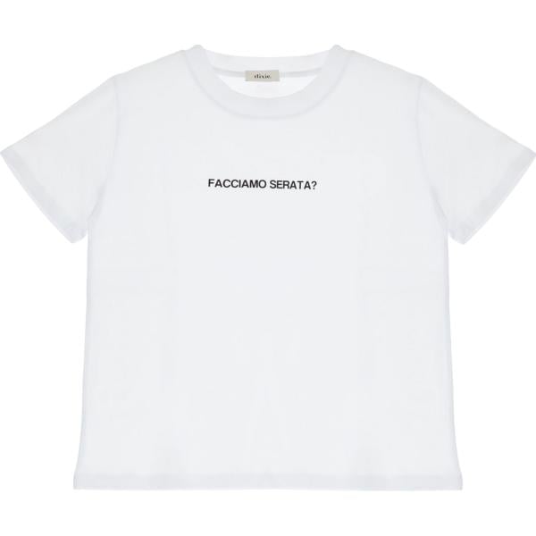 t-shirt Dixie bianco con stampe