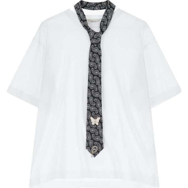 t-shirt Dixie bianco