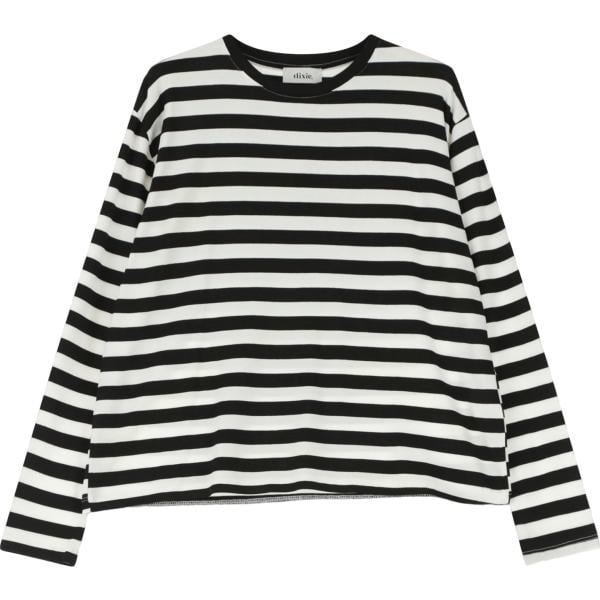 t-shirt Dixie multicolore a righe