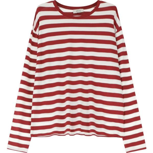 t-shirt Dixie multicolore a righe