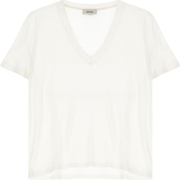 t-shirt Dixie bianco