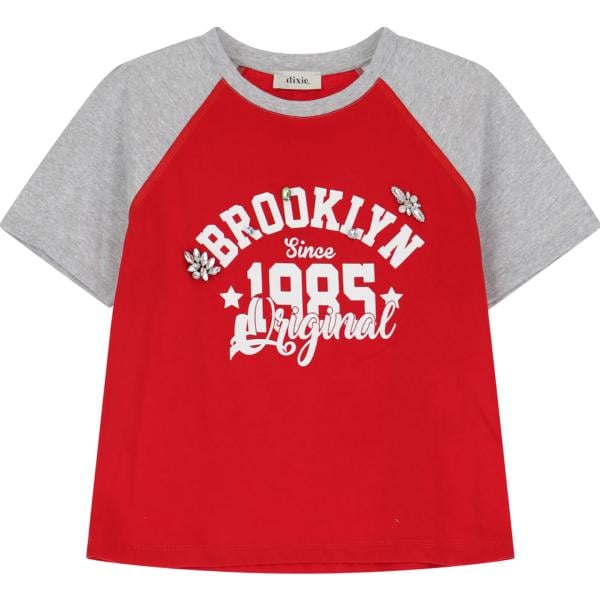 t-shirt Dixie rosso