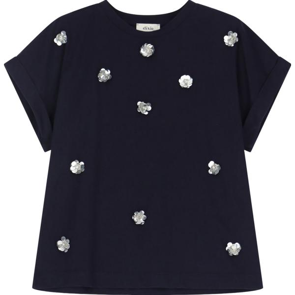 t-shirt Dixie blu