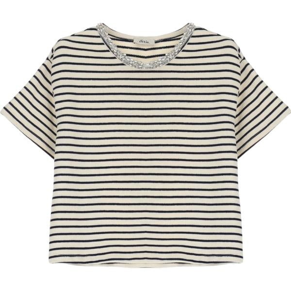 t-shirt Dixie bianco