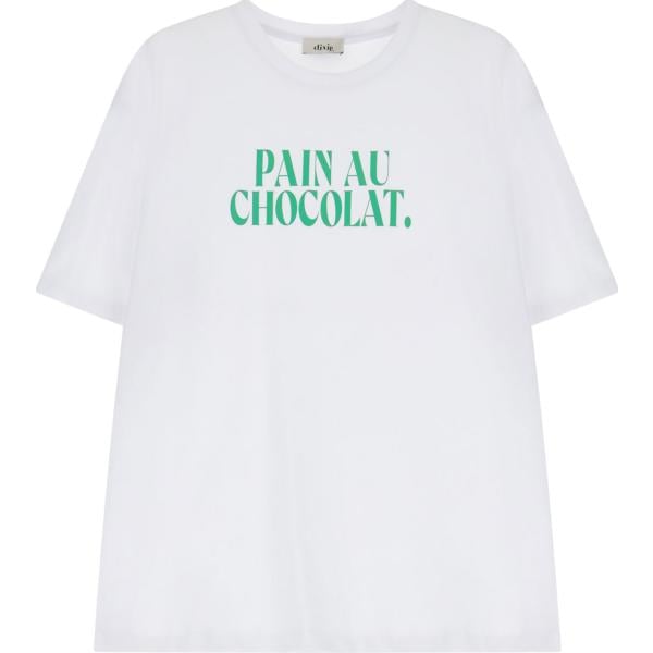 t-shirt Dixie bianco con stampe