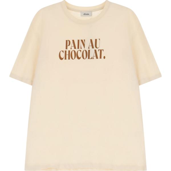 t-shirt Dixie marrone con stampe