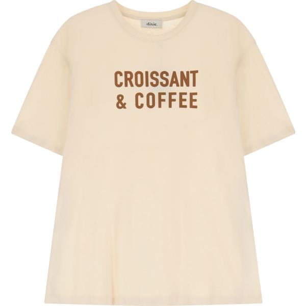 t-shirt Dixie marrone con stampe