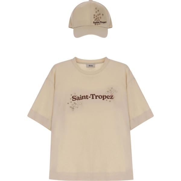 t-shirt Dixie marrone con stampe