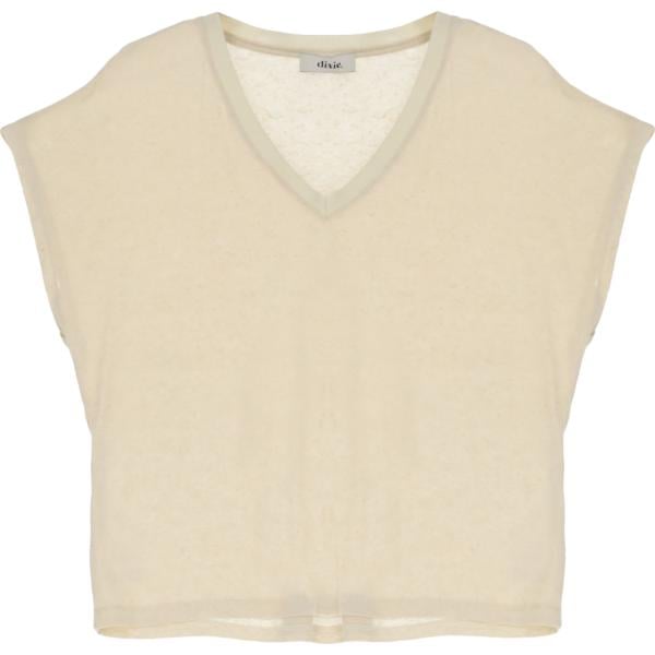 t-shirt Dixie bianco