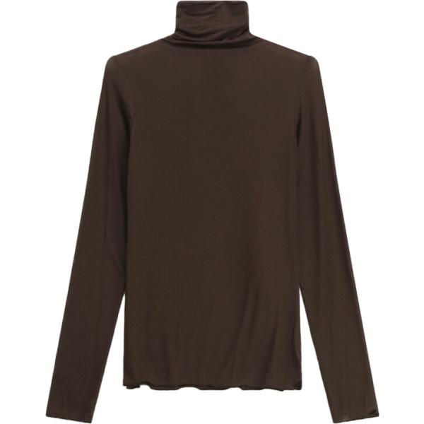 t-shirt Dixie marrone a righe