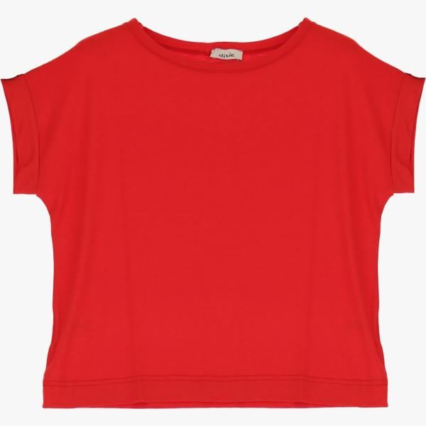 t-shirt Dixie rosso tinta unita