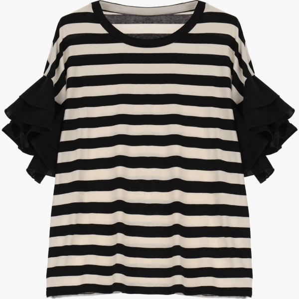 t-shirt Dixie multicolore a righe