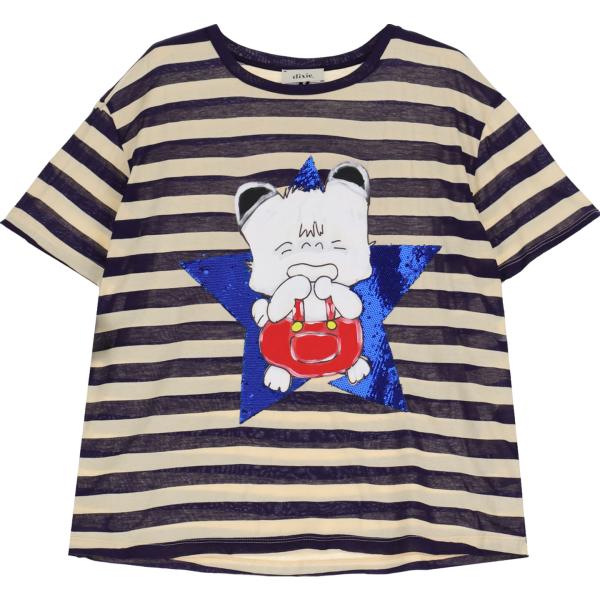 t-shirt Dixie multicolore con stampe