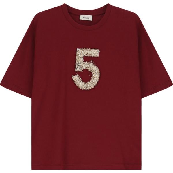 t-shirt Dixie rosso