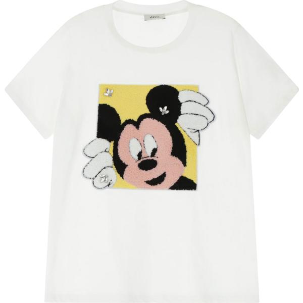 t-shirt Dixie bianco con stampe