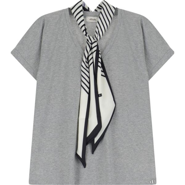 t-shirt Dixie grigio