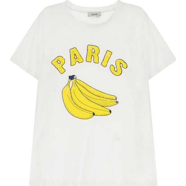 t-shirt Dixie bianco con stampe