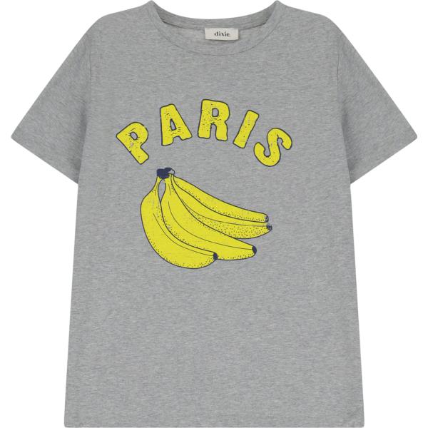 t-shirt Dixie grigio con stampe
