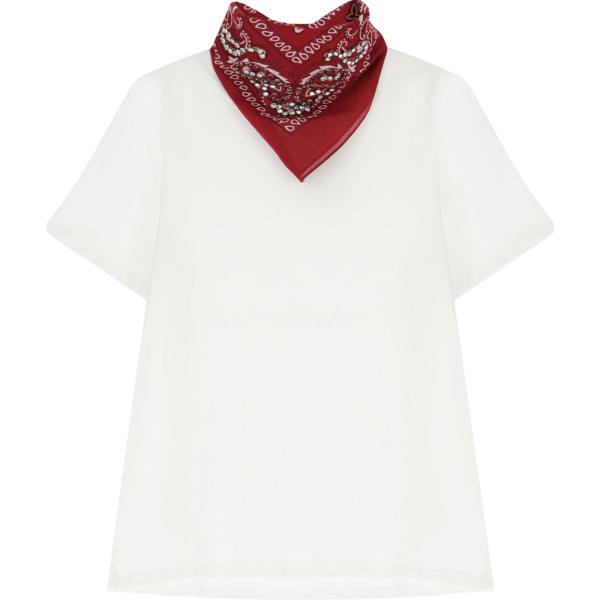t-shirt Dixie bianco