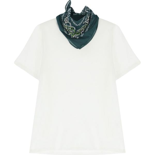t-shirt Dixie bianco