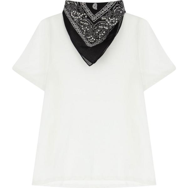 t-shirt Dixie bianco