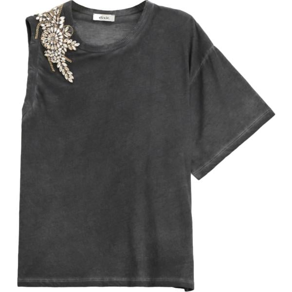 t-shirt Dixie grigio
