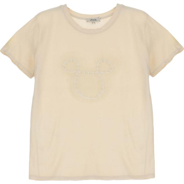 t-shirt Dixie marrone con stampe