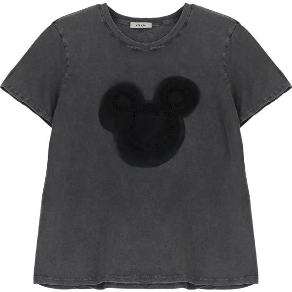 t-shirt Dixie grigio con stampe