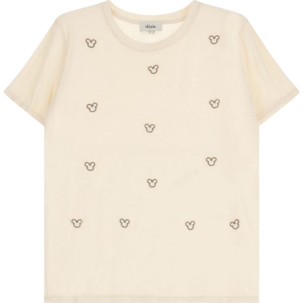 t-shirt Dixie bianco
